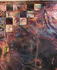 Winter Kill Fünf Wege Große abstrakte Mixed Media