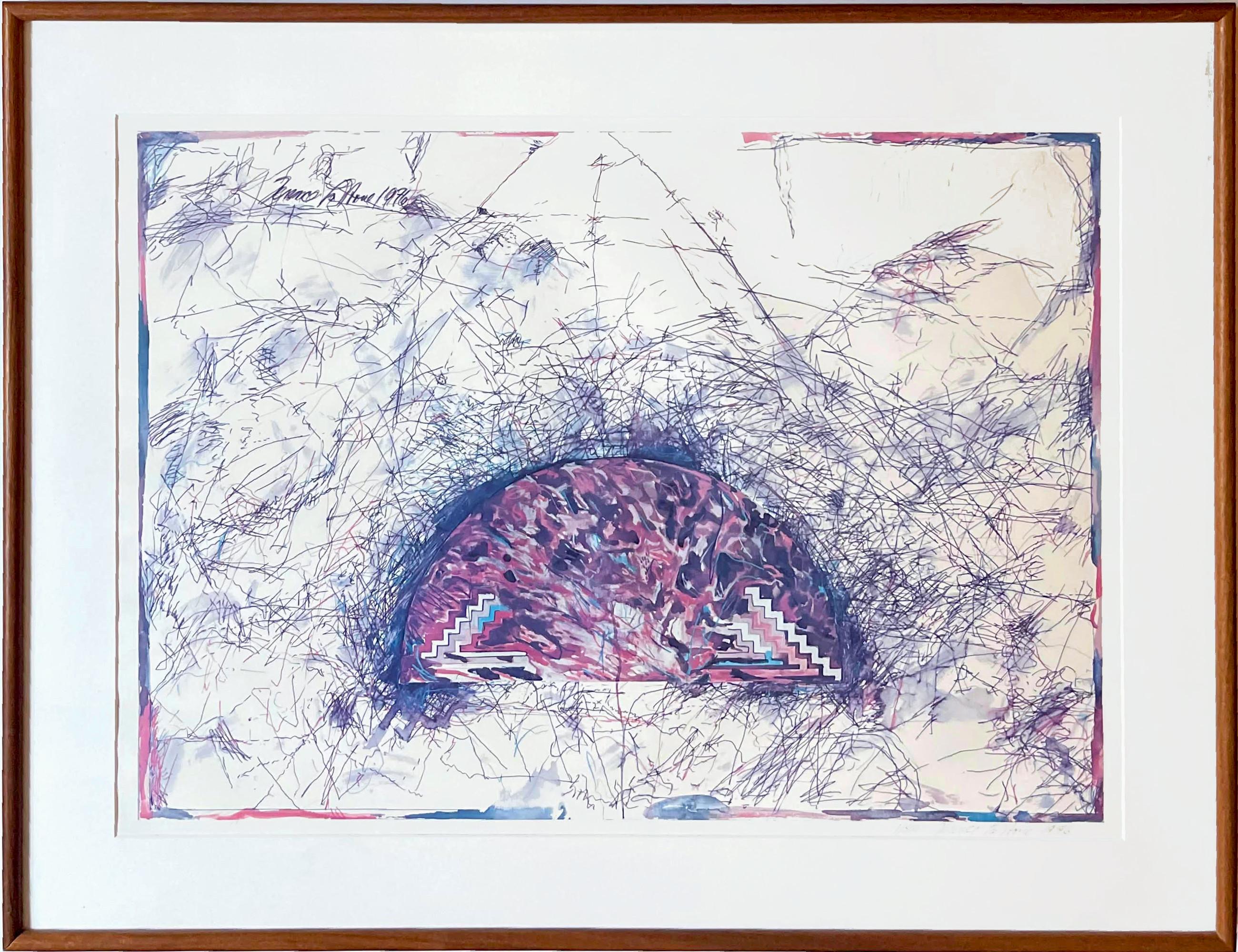 Terence La Noue Abstract Print - New Monuments of Quetzalcoatl