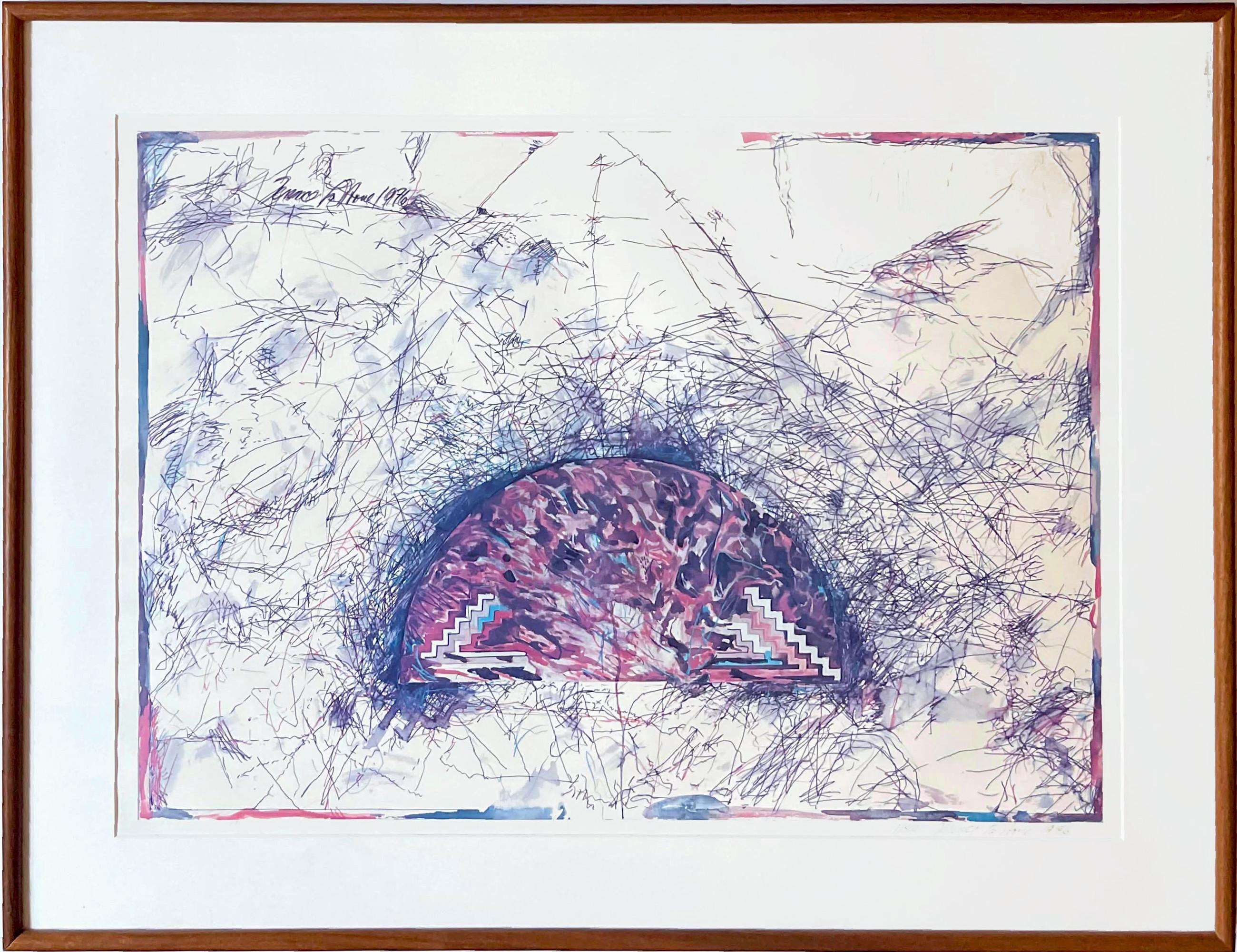 Abstract Print di Terence La Noue - Nuovi monumenti di Quetzalcoatl