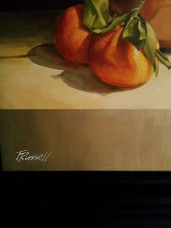 Still Life of  Clementine's and Greek pot