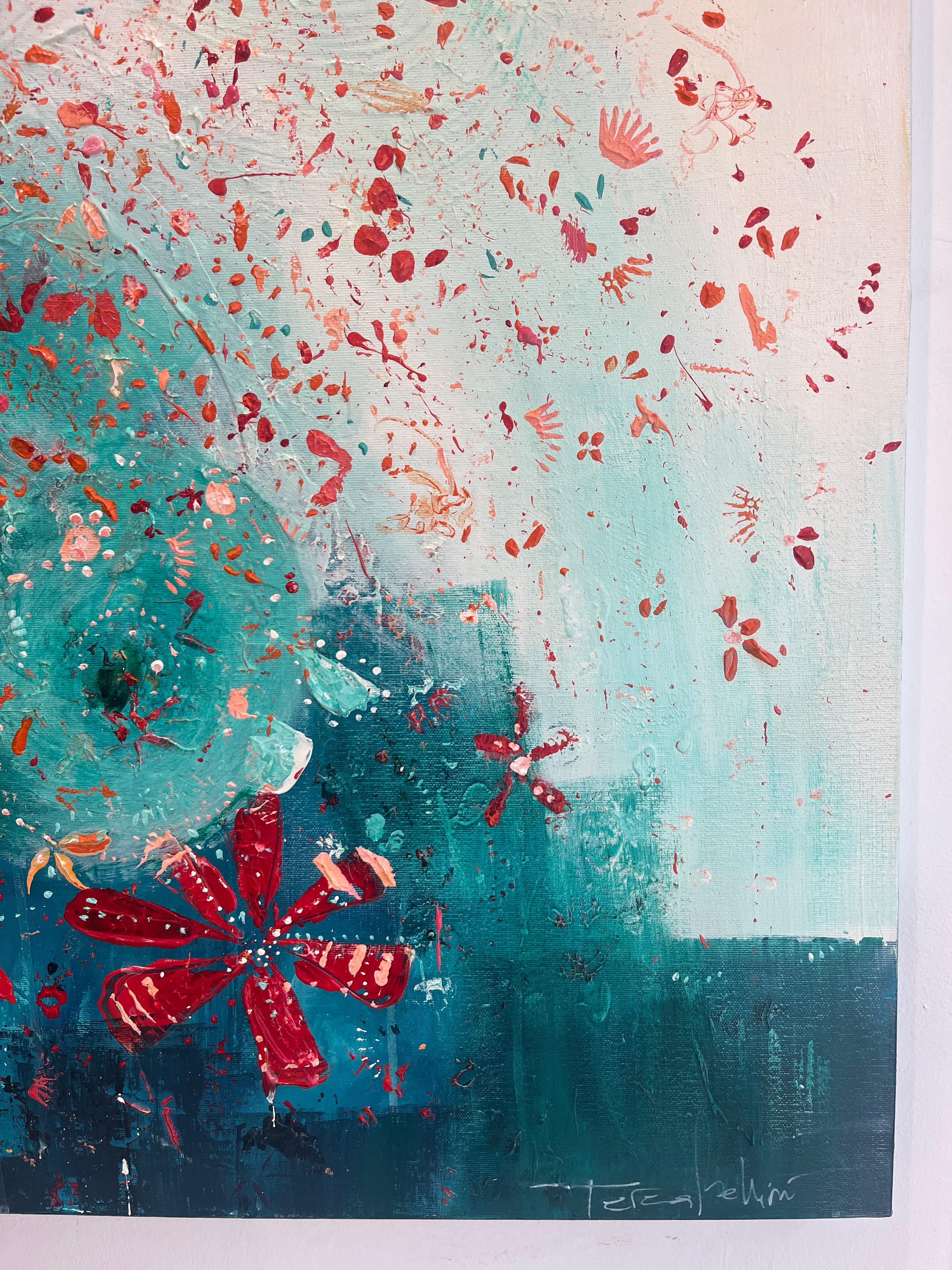 Il giardino del bambino - Painting Astratto di Teresa Bellini