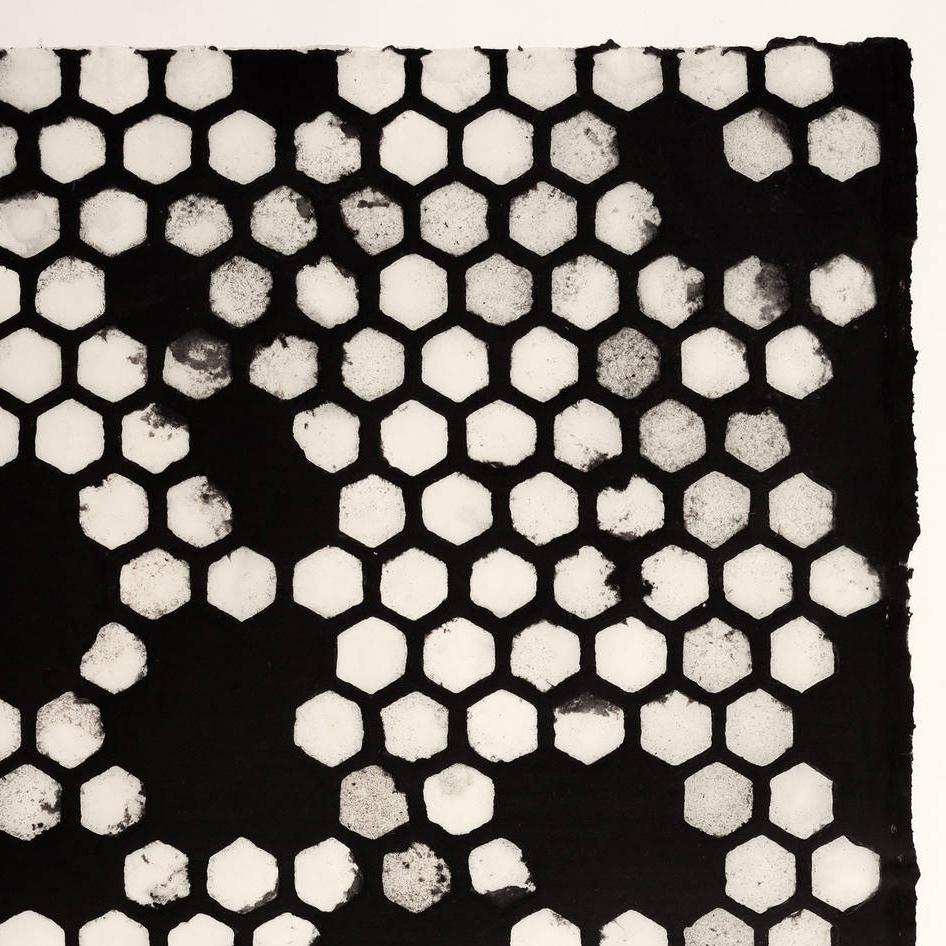 Hexagones noirs en vente 1