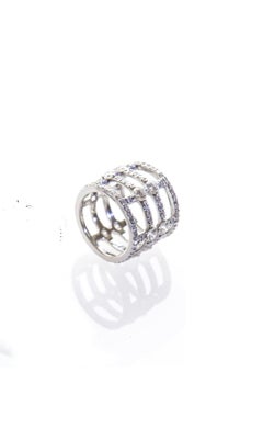 Teresa Large Banded Cage Ring