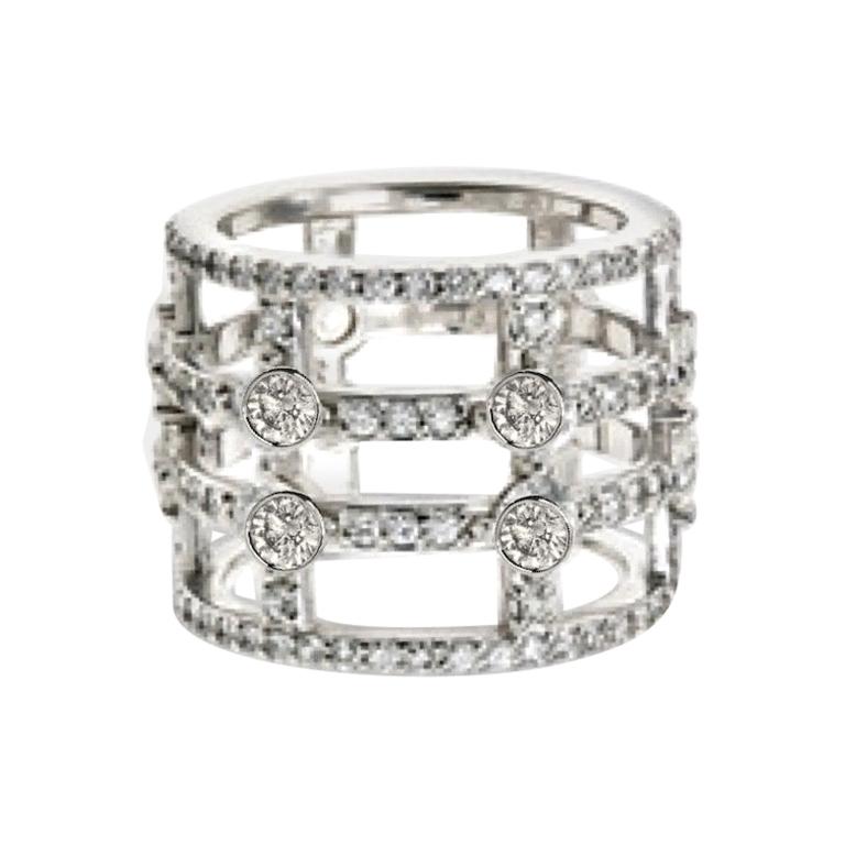 Teresa Large Banded Cage Ring For Sale