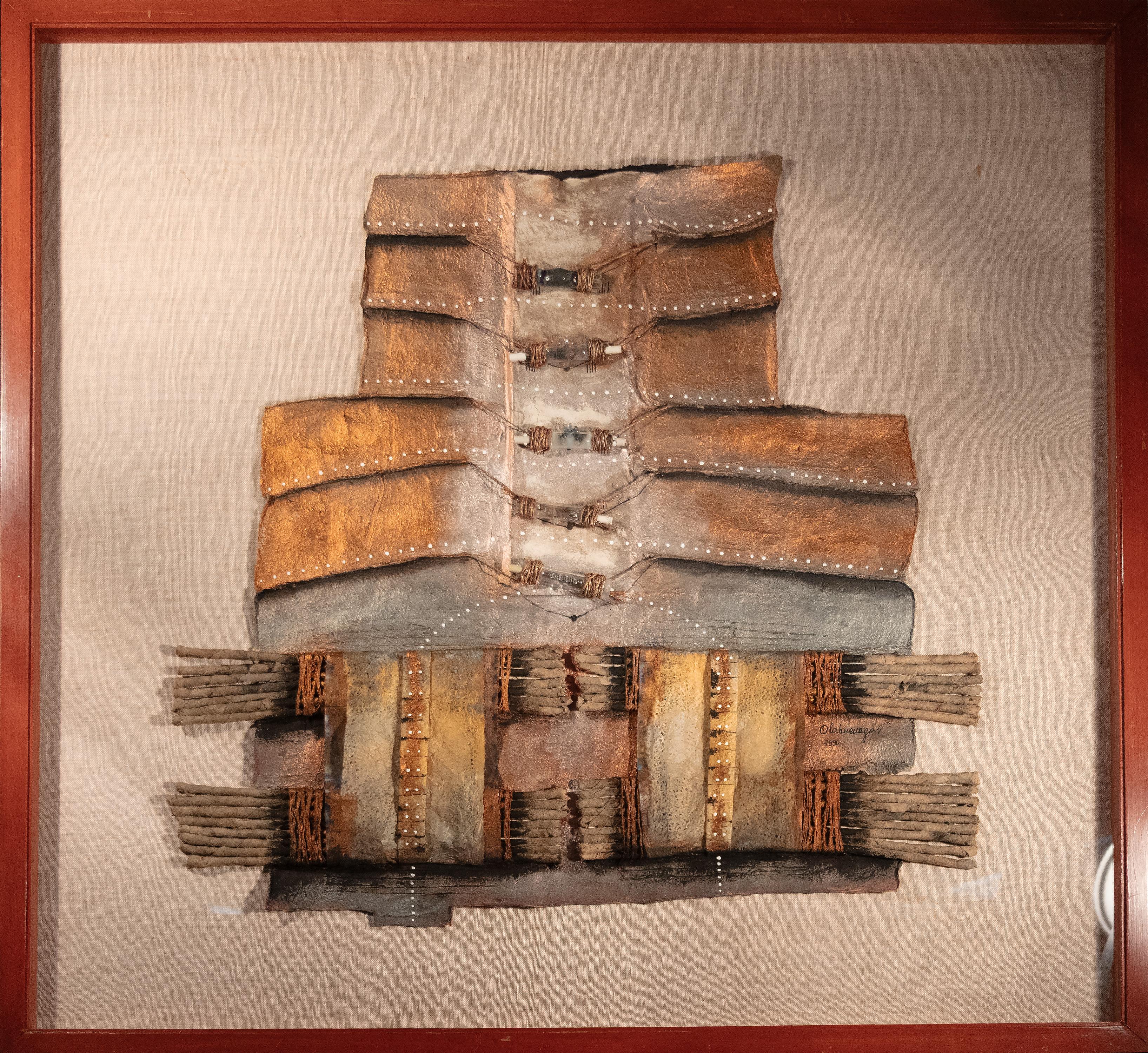 Mi Corazon Que Late - Mixed Media Art by Teresa Olabuenaga