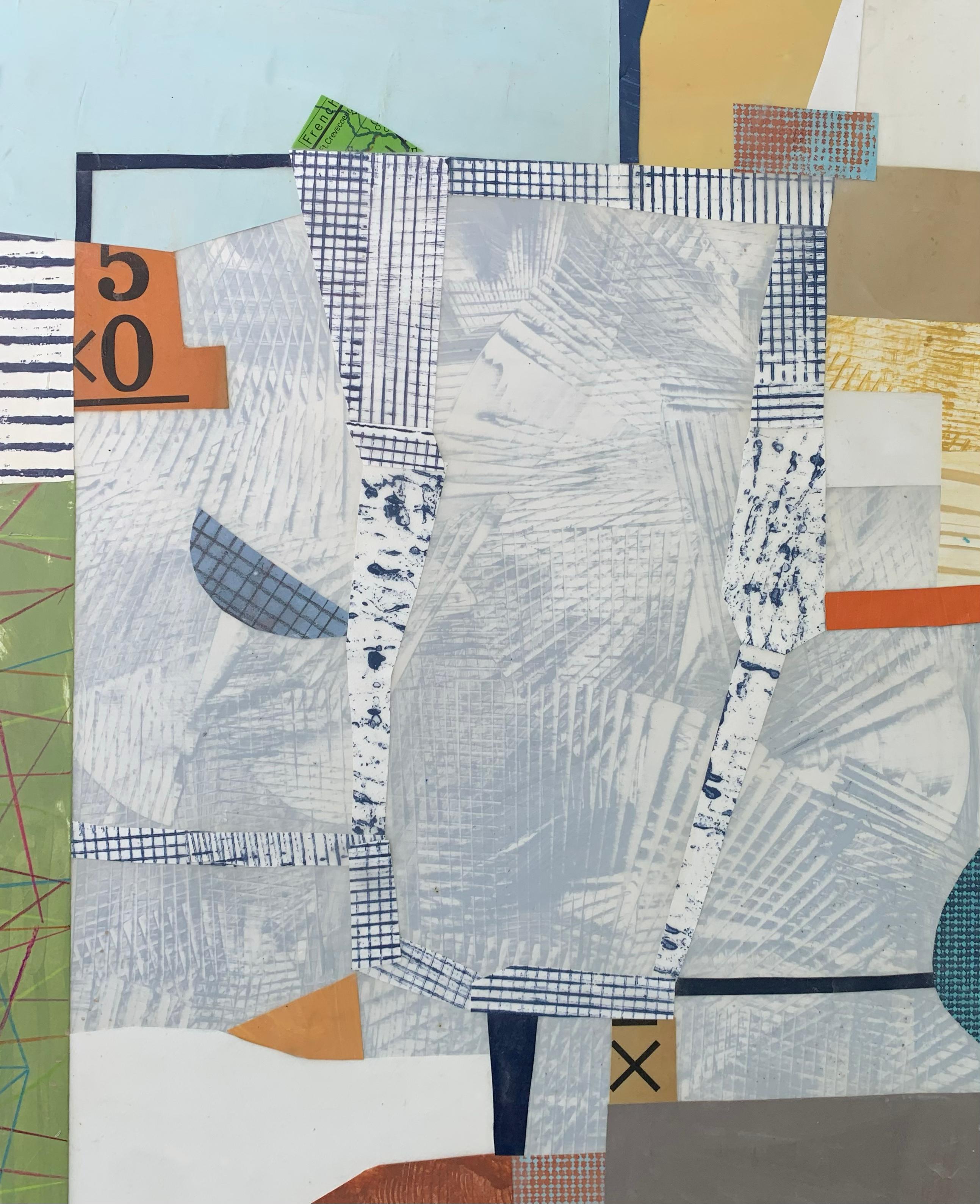 Teresa Stanley - Plant Growing In Between Building No. 1- plants, green ...