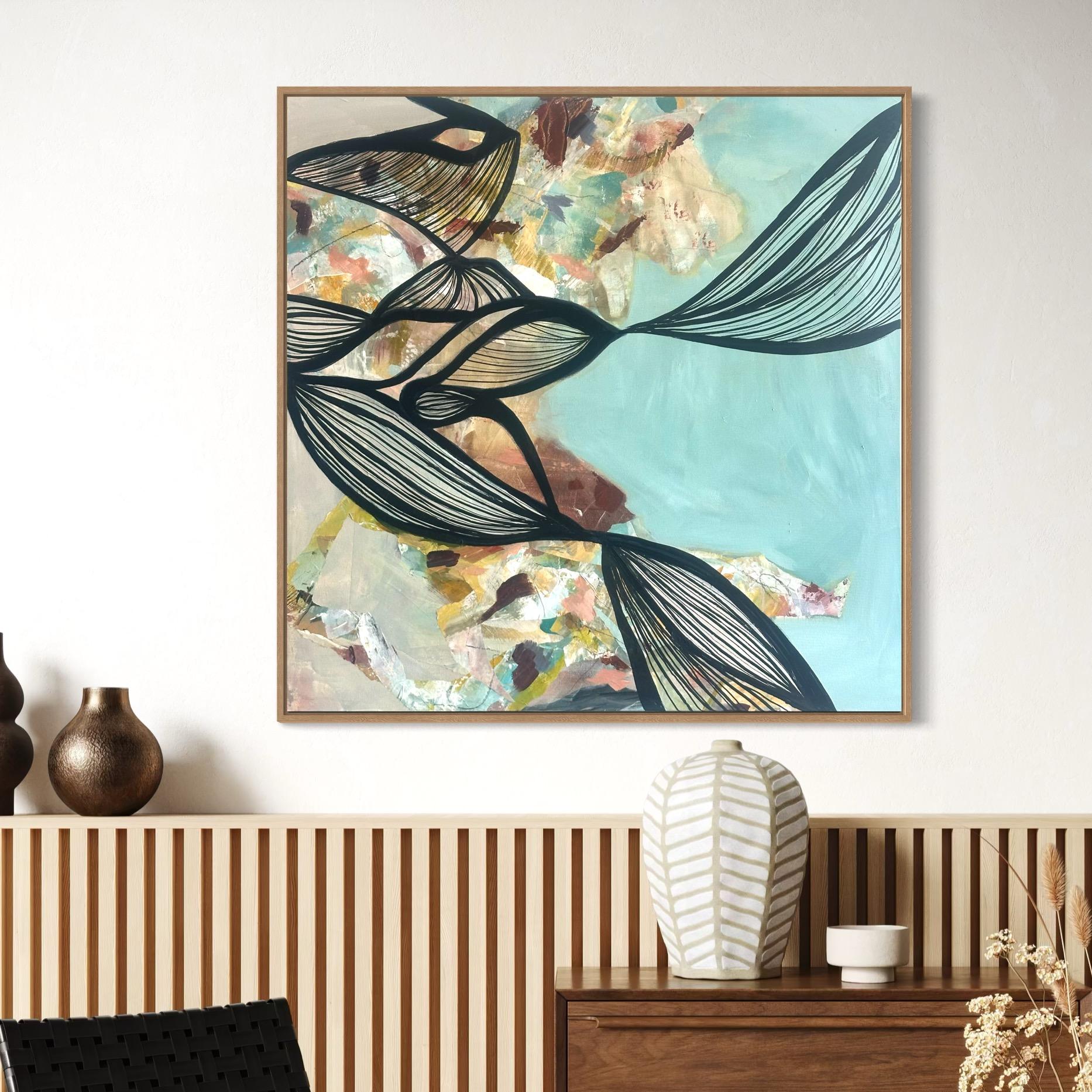 Enraciné dans la Nature (MIxed media sur toile) - Mixed Media Art de Teresa Vallejos