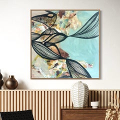 Grounded in Nature (MIxed media on canvas)