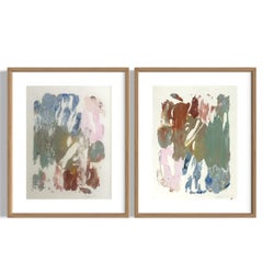 Peace of Mind (Diptychon- FRAMED-21" x 17")