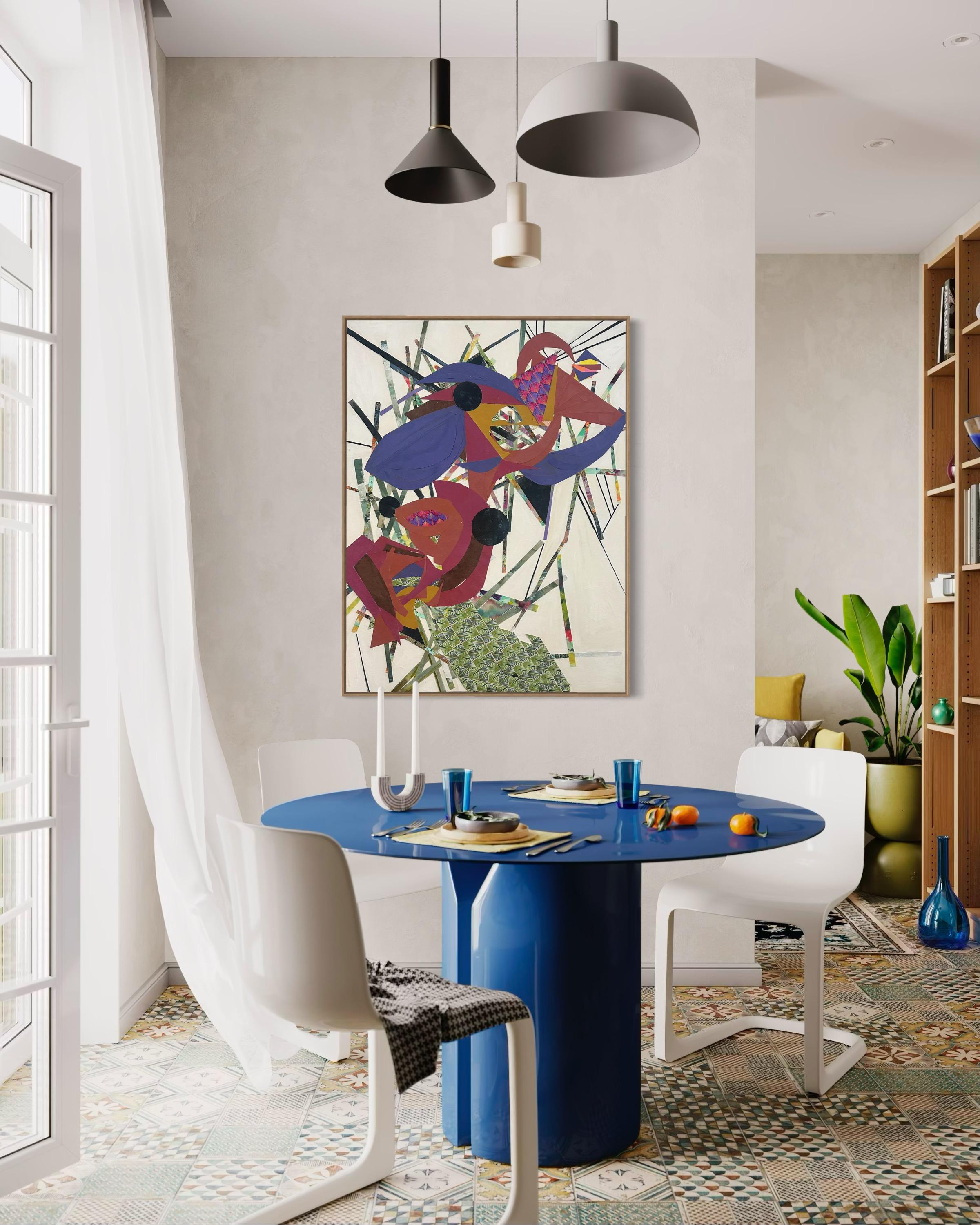 Teresa Vallejos, passionate abstract expressionist painter from Southern California, has been an artist all of her life. She is the daughter of an LA artist and art collector who sourced pieces from all over Latin America before his passing in the