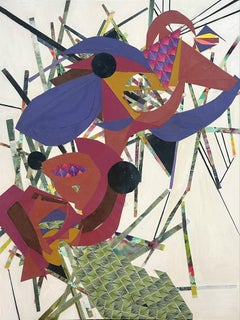 Therefore I AM (Collage de Técnica Mixta sobre Lienzo)