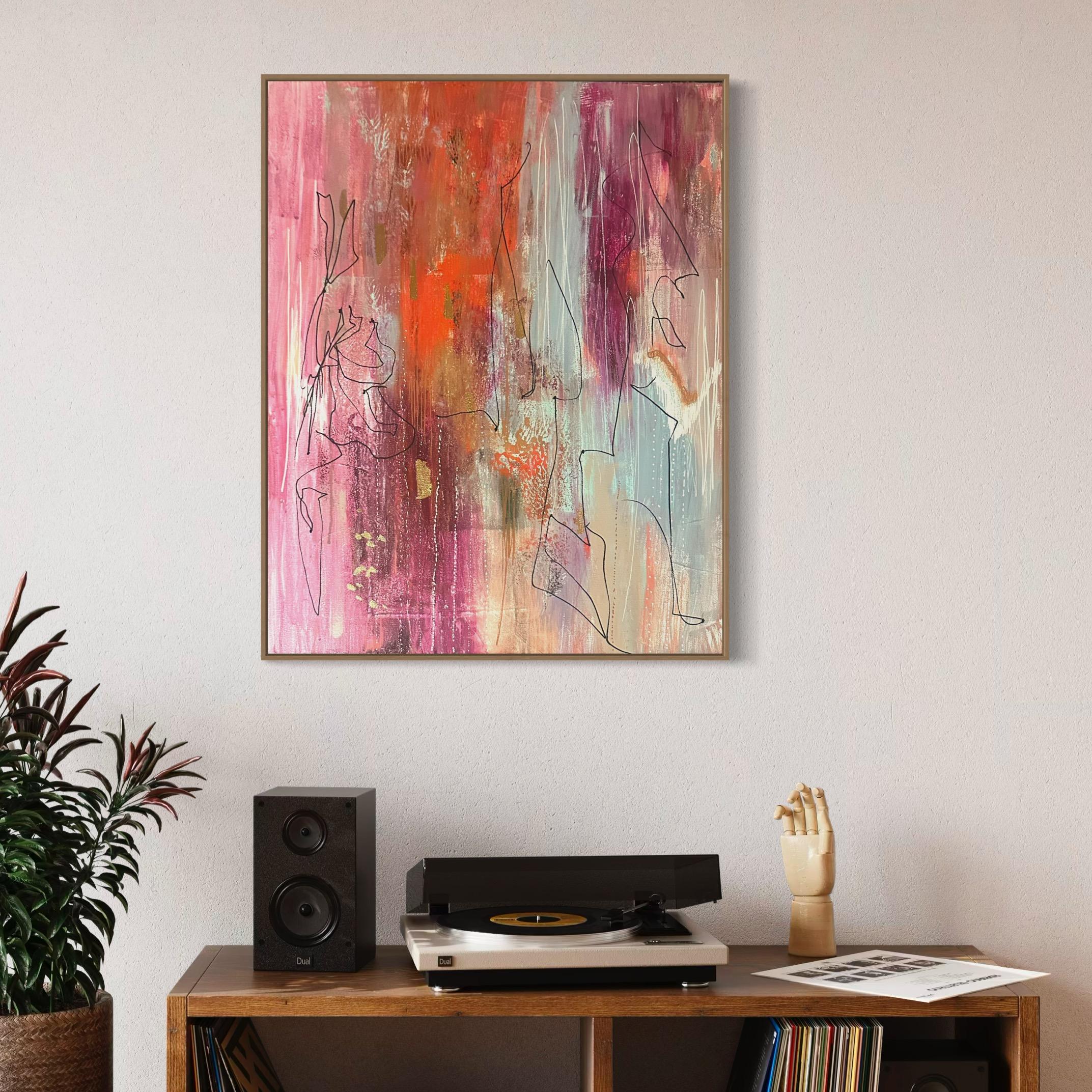 Teresa Vallejos, passionate abstract expressionist painter from Southern California, has been an artist all of her life. She is the daughter of an LA artist and art collector who sourced pieces from all over Latin America before his passing in the