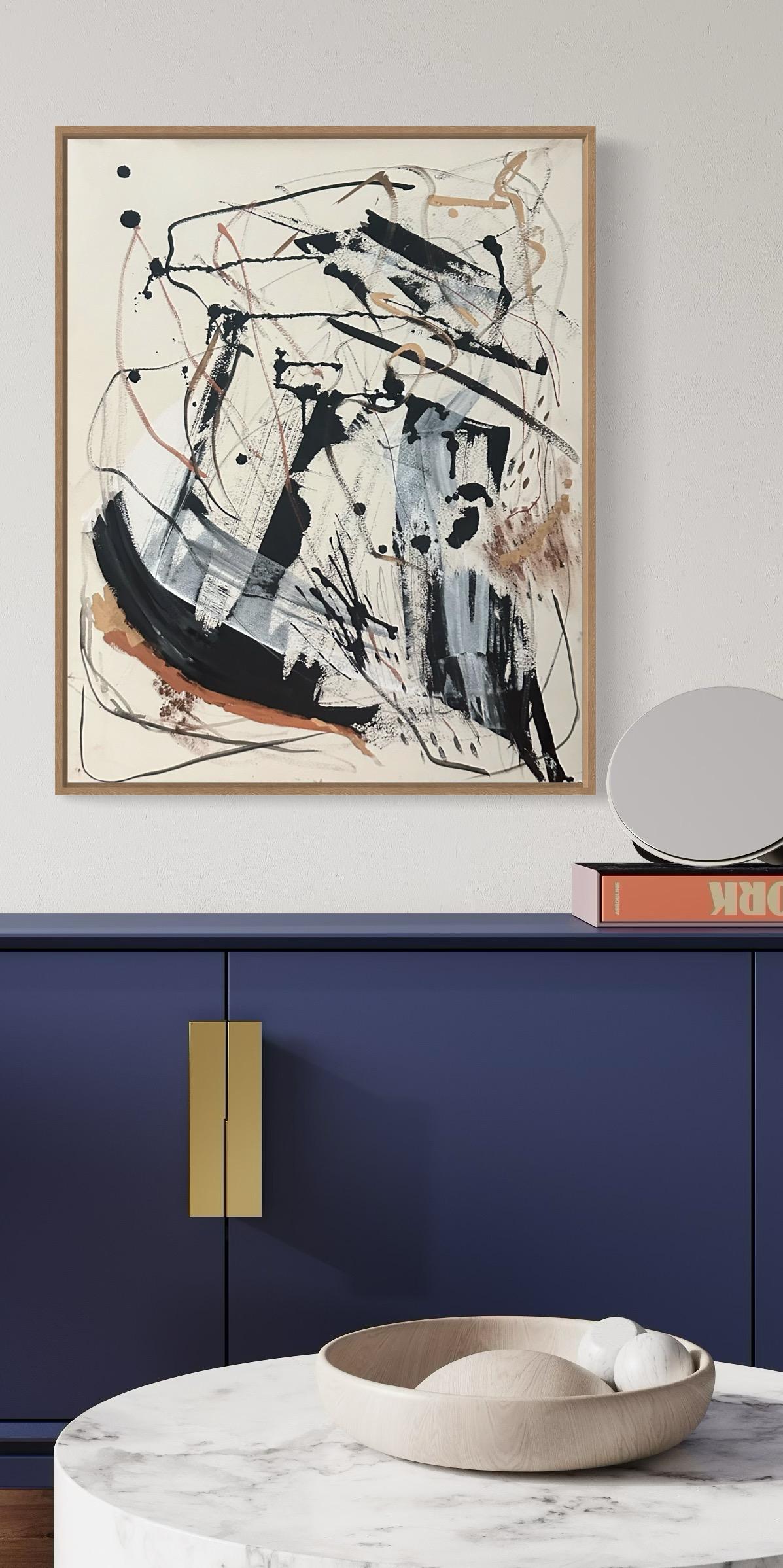 Nie zu spät – Painting von Teresa Vallejos