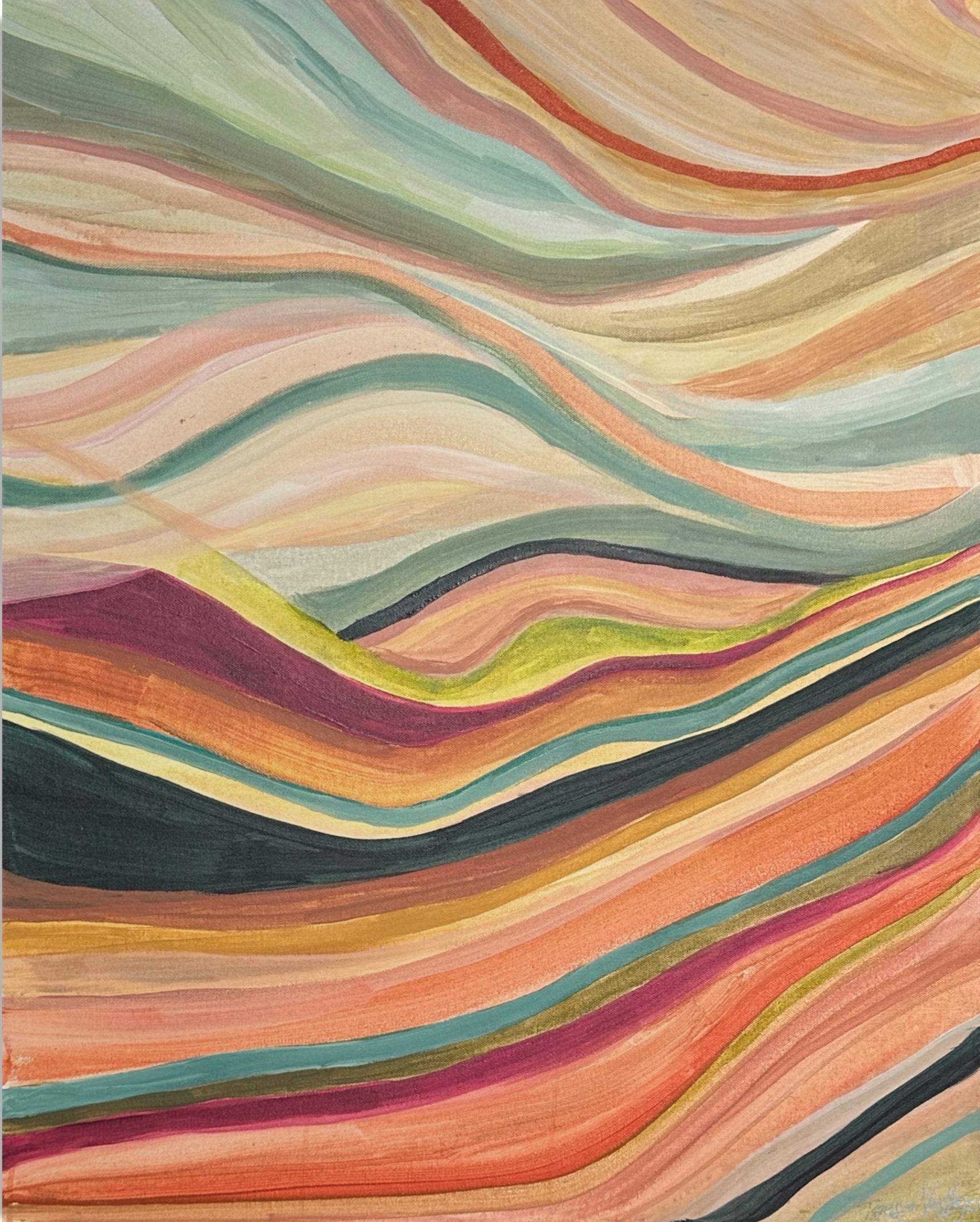 Dualità  (tecnica mista su tela) - Painting di Teresa Vallejos