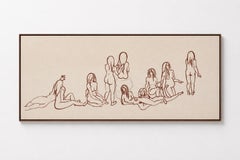 Teresa Vicens, zeitgenössische figurative Aktmalerei, weibliche Figuren, Leinen, großformatig