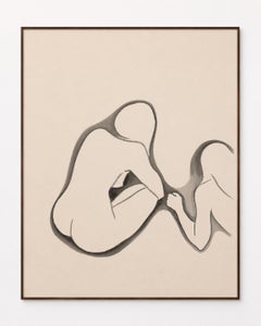 Teresa Vicens, zeitgenössische minimalistische figurative Malerei mit weiblichen Aktdarstellungen