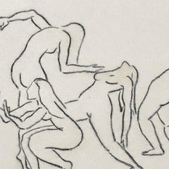 Teresa Vicens, Contemporary Minimalist Figurative Drawing with Female Figures