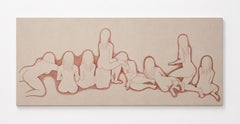 Teresa Vicens, Large Contemporary Figurative Nude Painting Female Figures Canvas