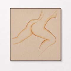 Teresa Vicens, Large Contemporary Minimalist Female Nude Figurative Painting