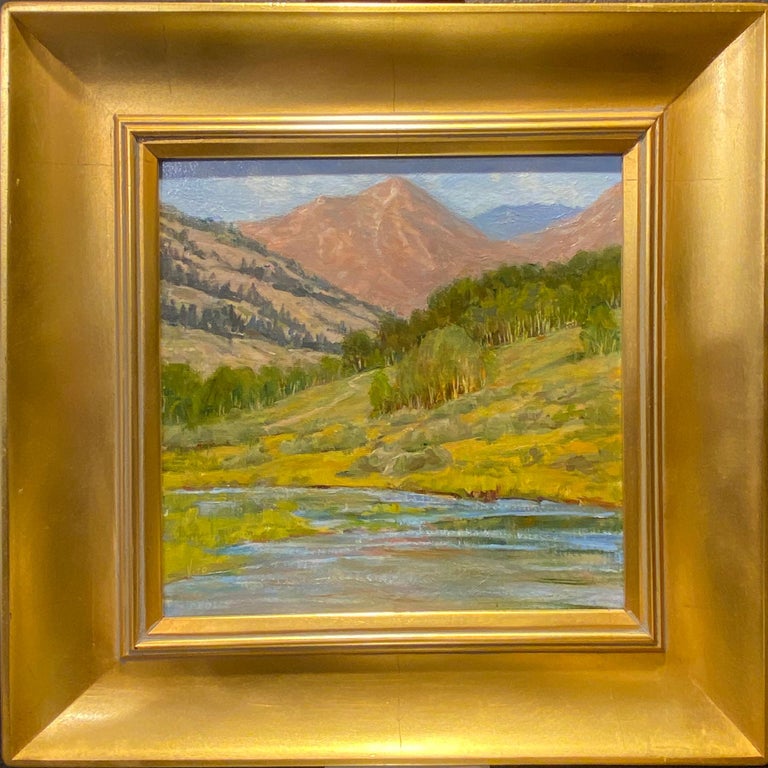 Teresa Vito Landscape Painting - Cinnamon Mountain