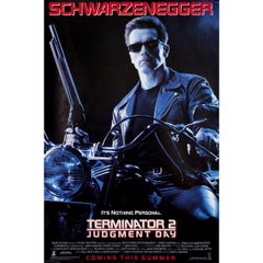 "Terminator 2: Judgment Day" 1991 U.S. One Sheet Film Poster