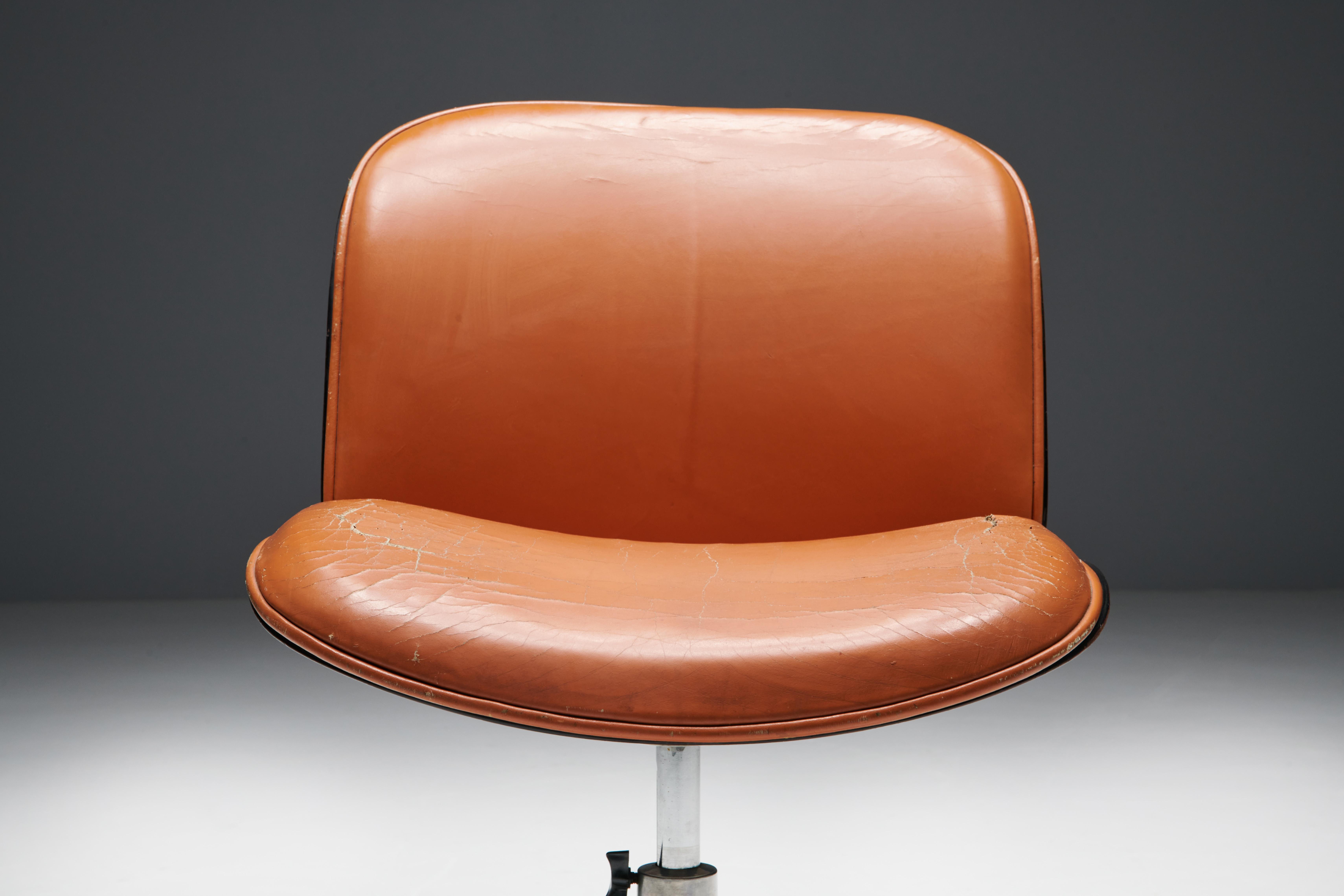 Italian Terni Series Office Chair by Ico Parisi for MIM Roma, Italy, 1958 For Sale