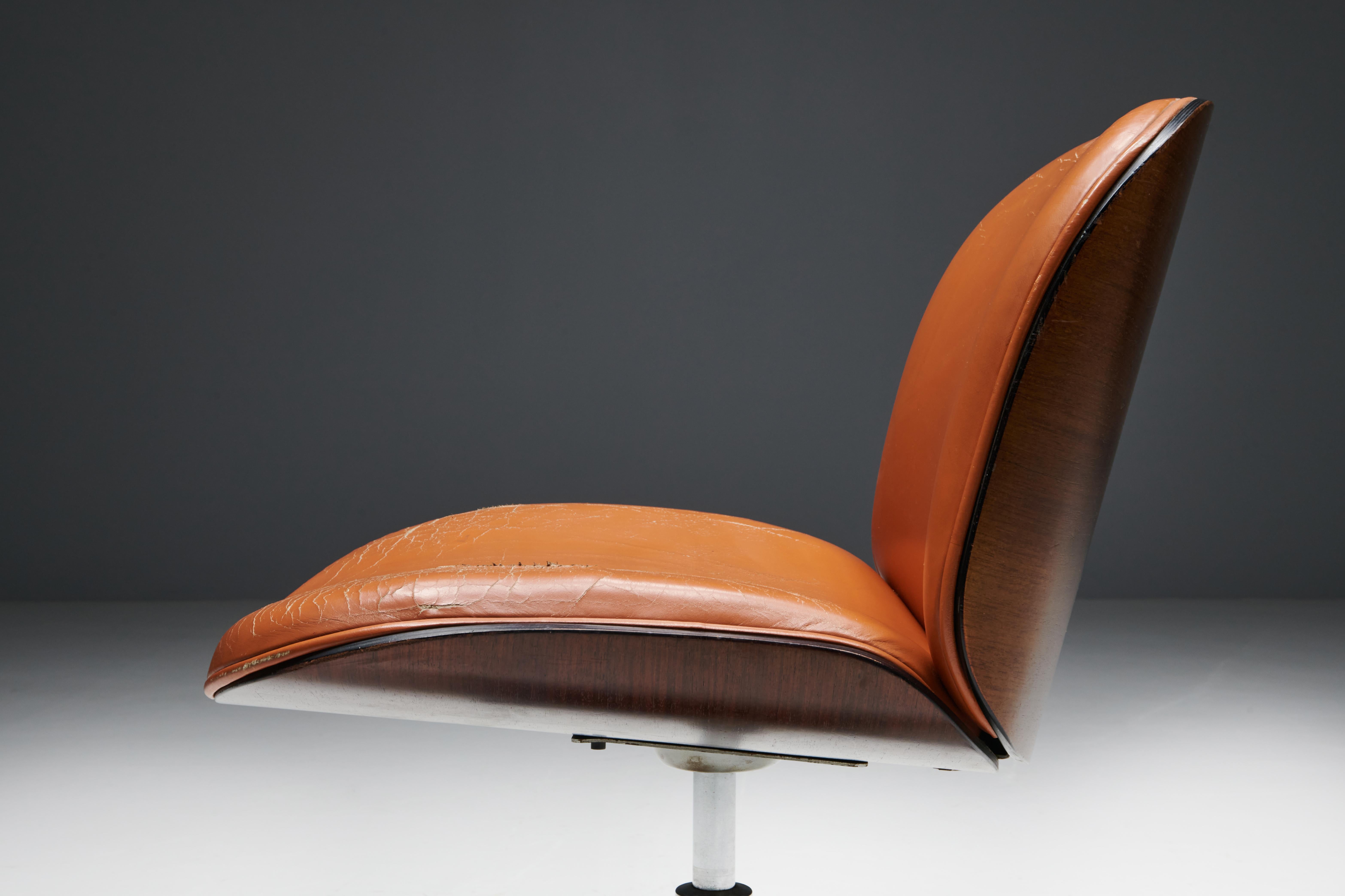 Mid-20th Century Terni Series Office Chair by Ico Parisi for MIM Roma, Italy, 1958 For Sale