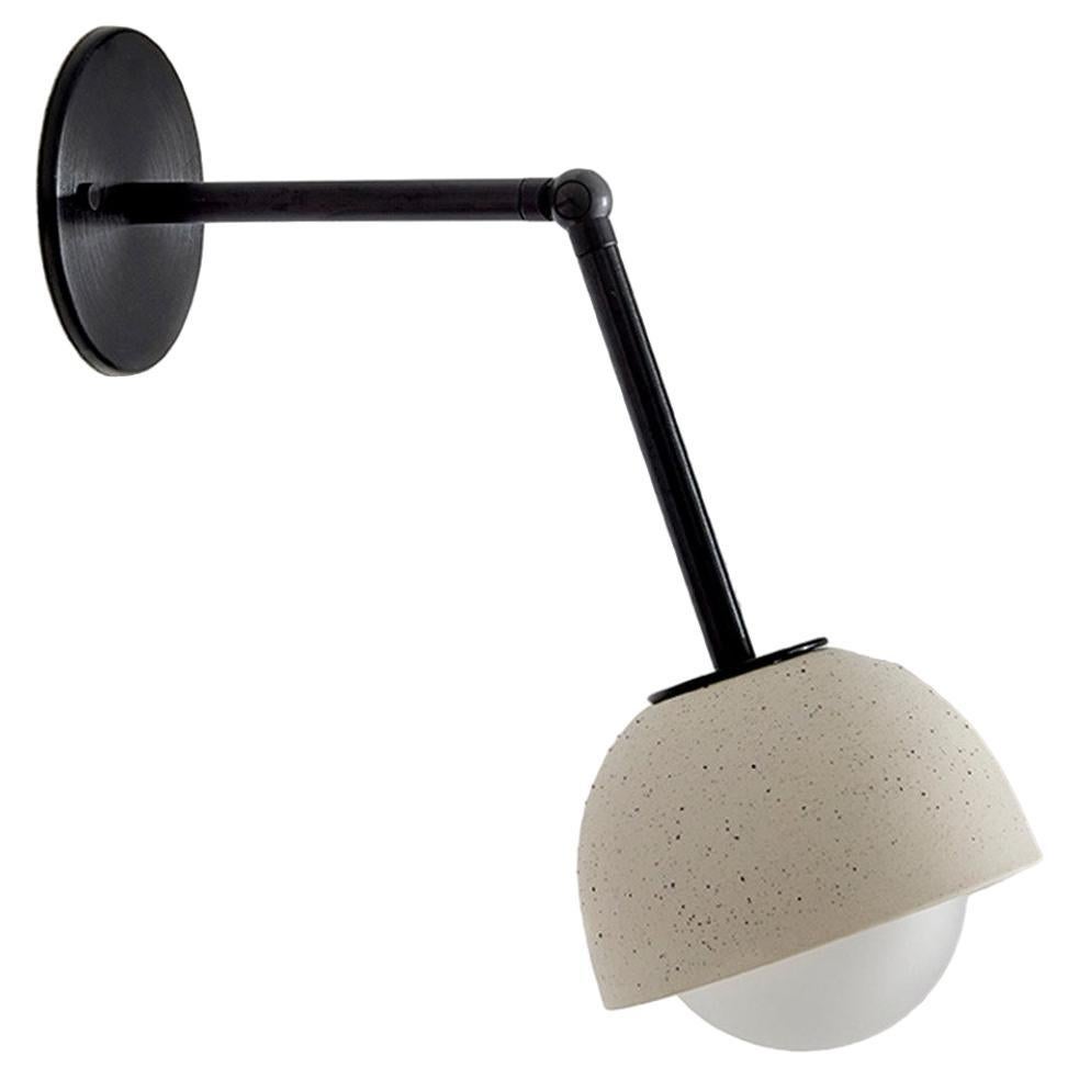 Marz Designs, "Terra 0 Long Articulating Surface Sconce", Ceramic Light For Sale