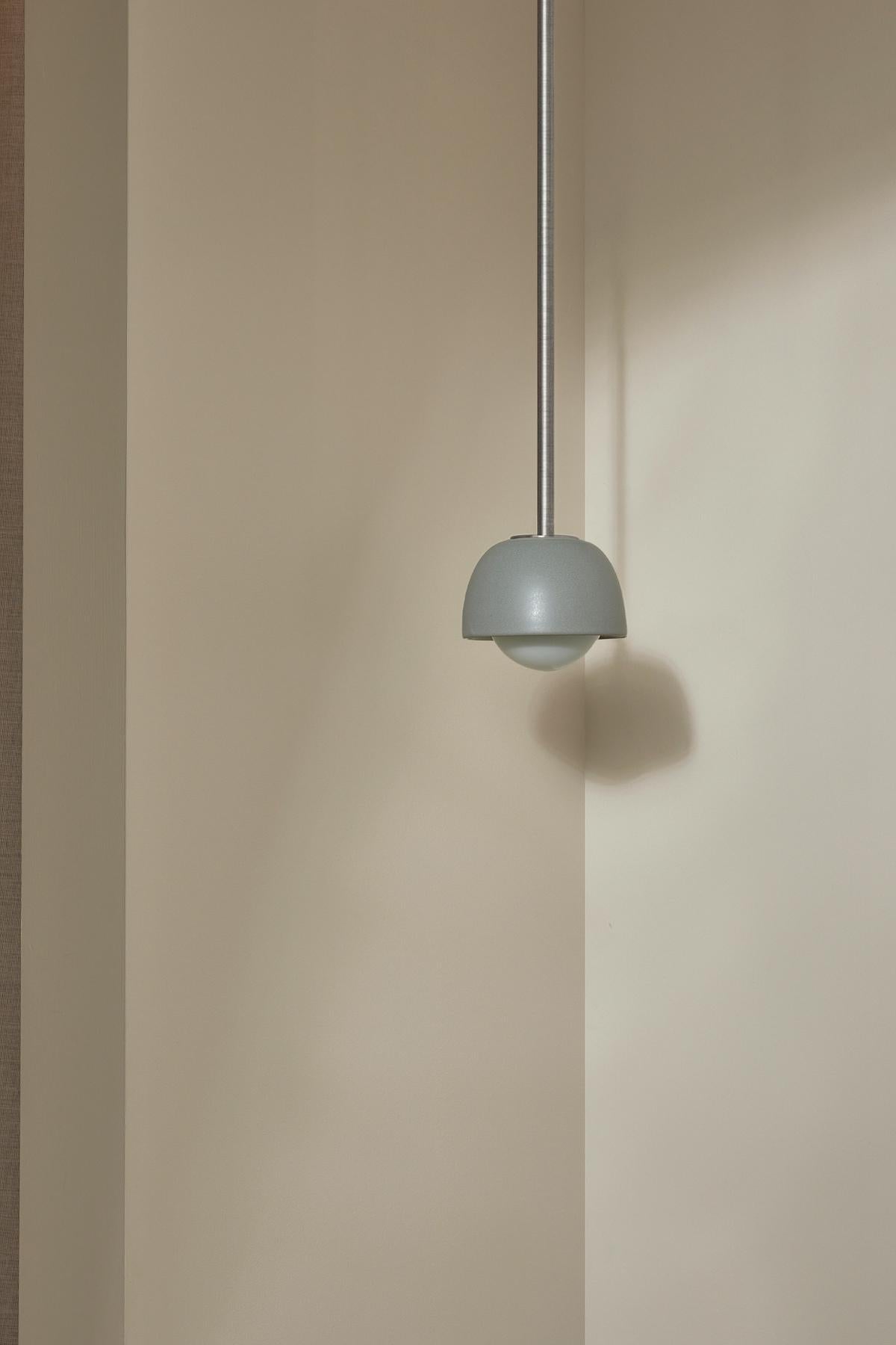 Aluminum Terra 0 Pendant Light - Solid Rod For Sale