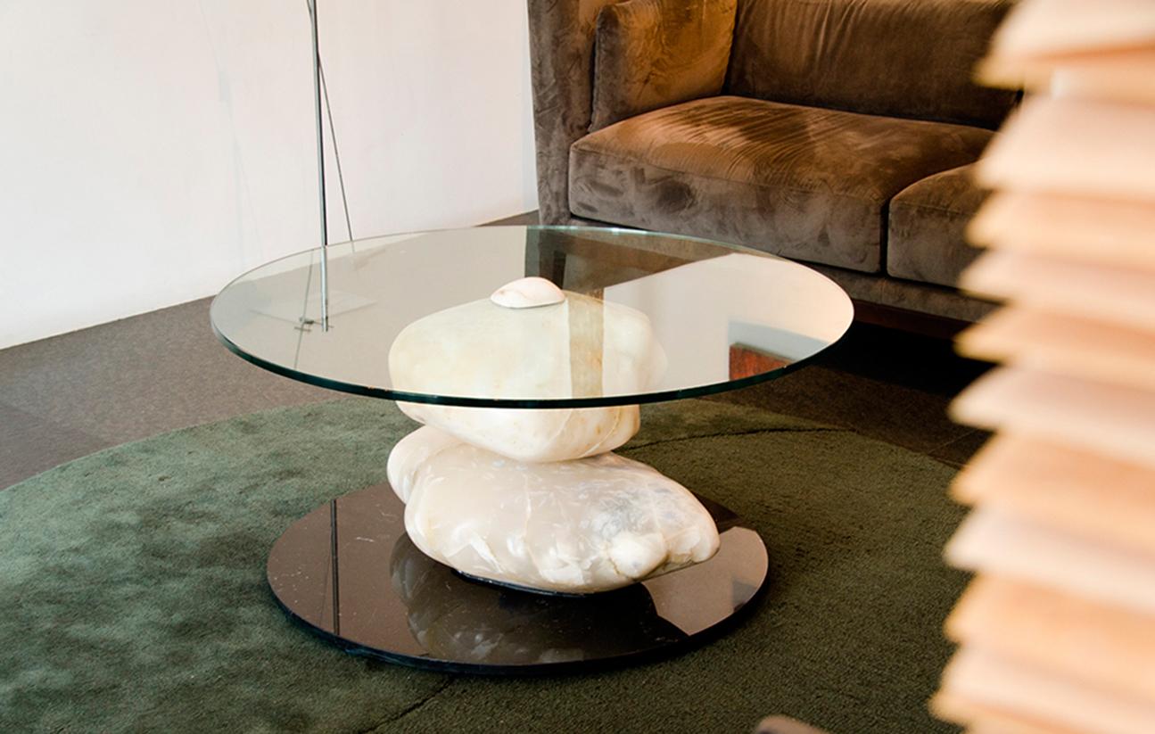 Terra, Alabaster Coffee Table by Amarist Design Studio Unique Piece 1