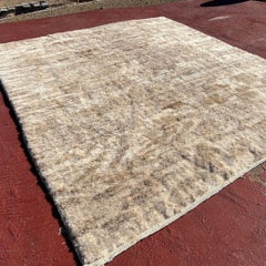TERRA Tapis de laine berbère Moderne Tissé à la main Minimaliste Contemporain Design/One
