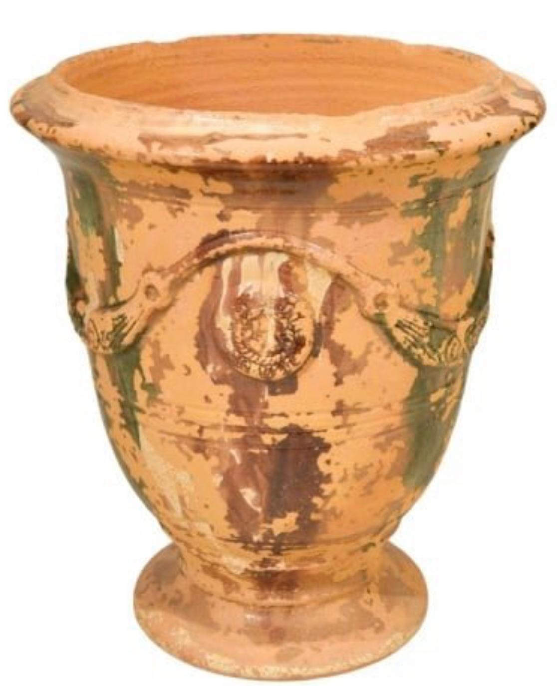French Terra cotta Anduze Urn For Sale