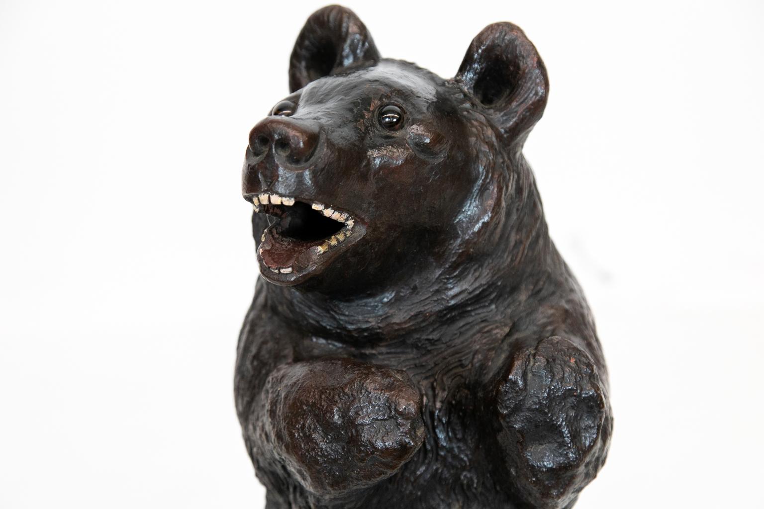 Glazed Terracotta Black Forest Bear