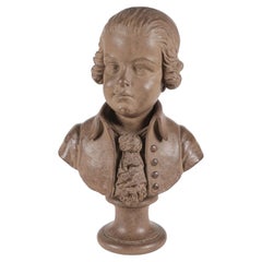 Terra Cotta Bust of A Young Boy after R. Rod