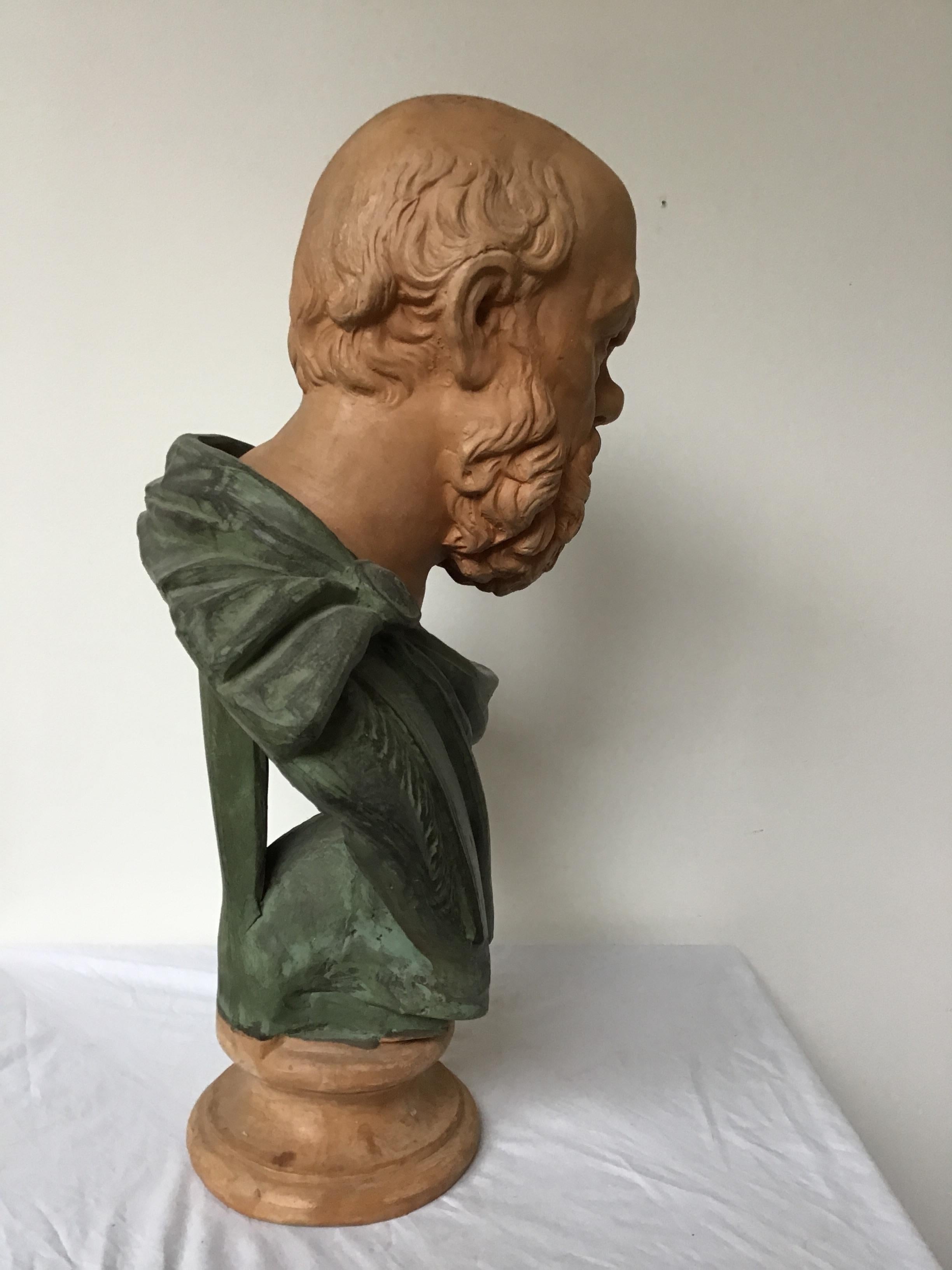 Terracotta Bust of Socrates 1