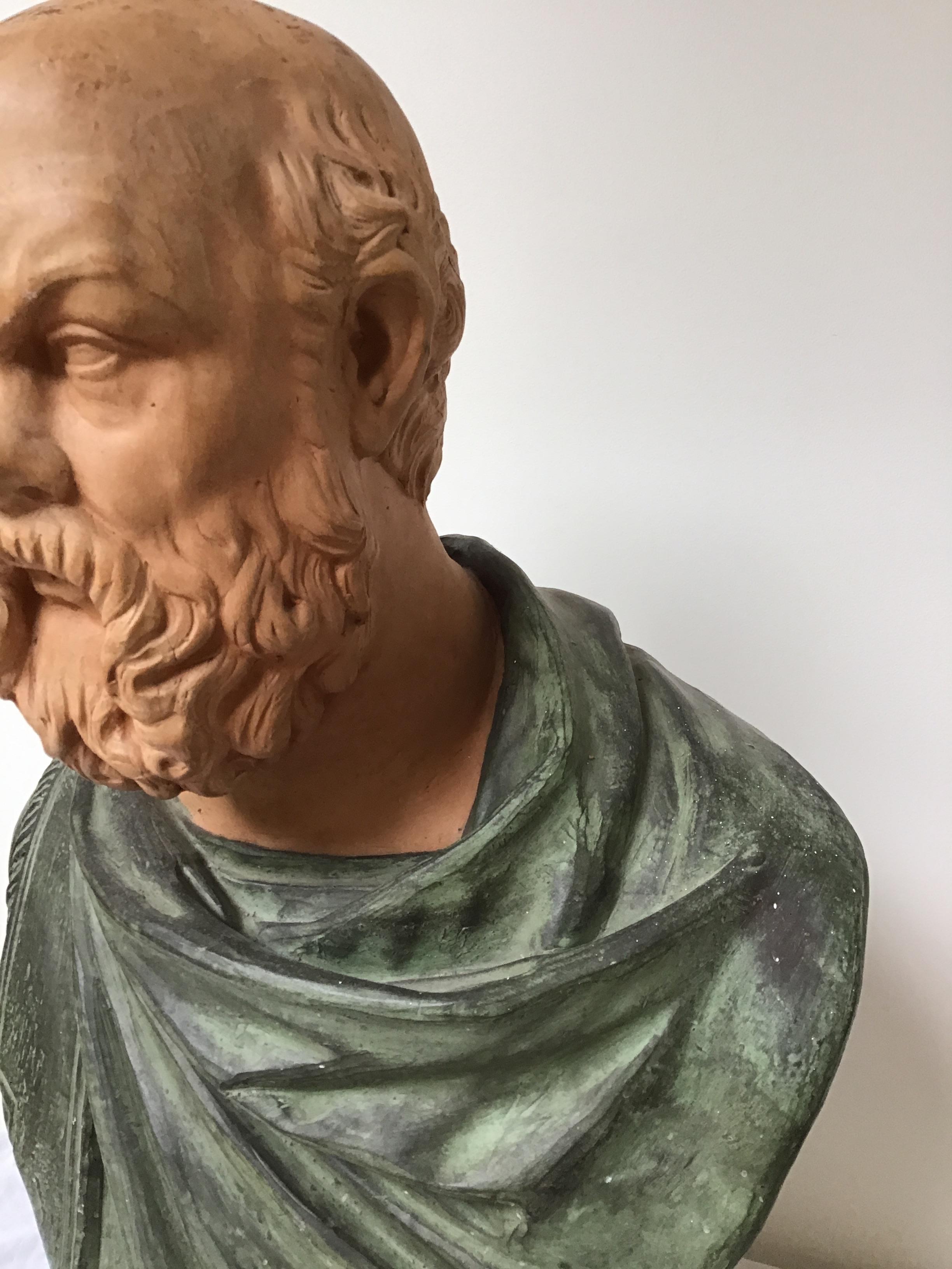 Terracotta Bust of Socrates 4