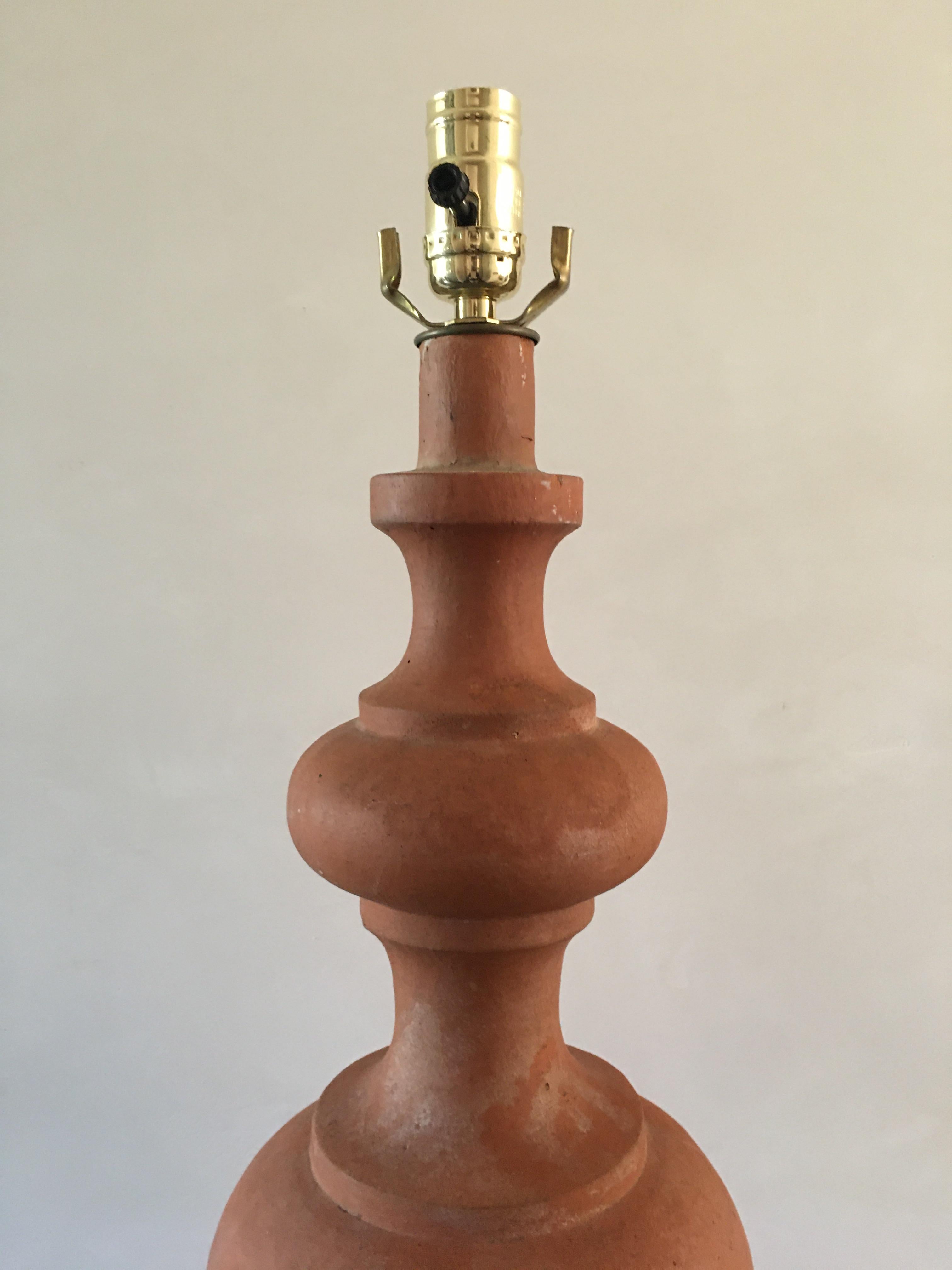 Artisanat Lampe de cheminée en terre cuite en vente