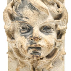 Terra Cotta Facade Ornament Cherub