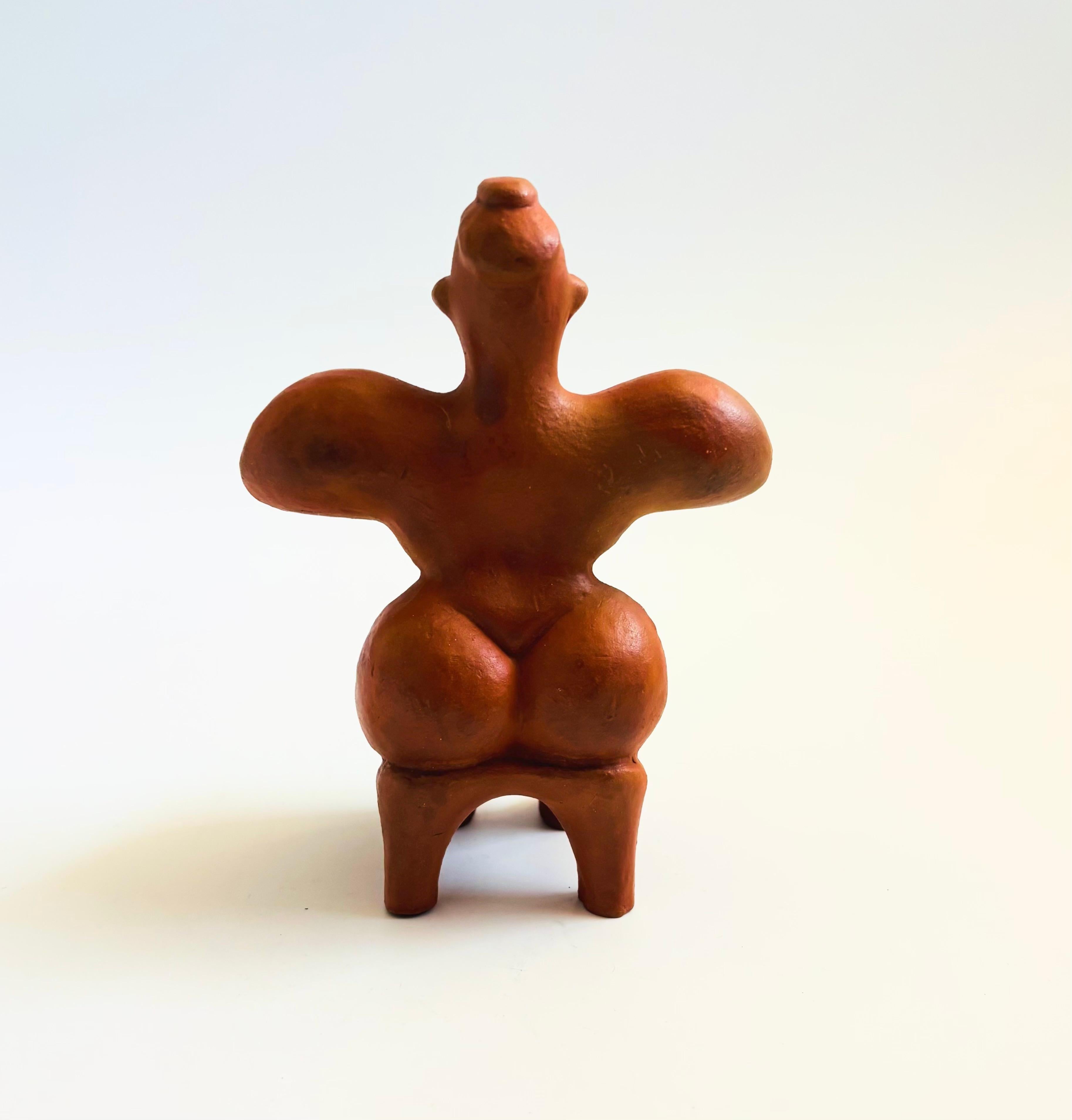 20th Century Terra Cotta Fertility Figure - Made in Turkey For Sale