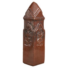 Terra Cotta Garden Boundary Post