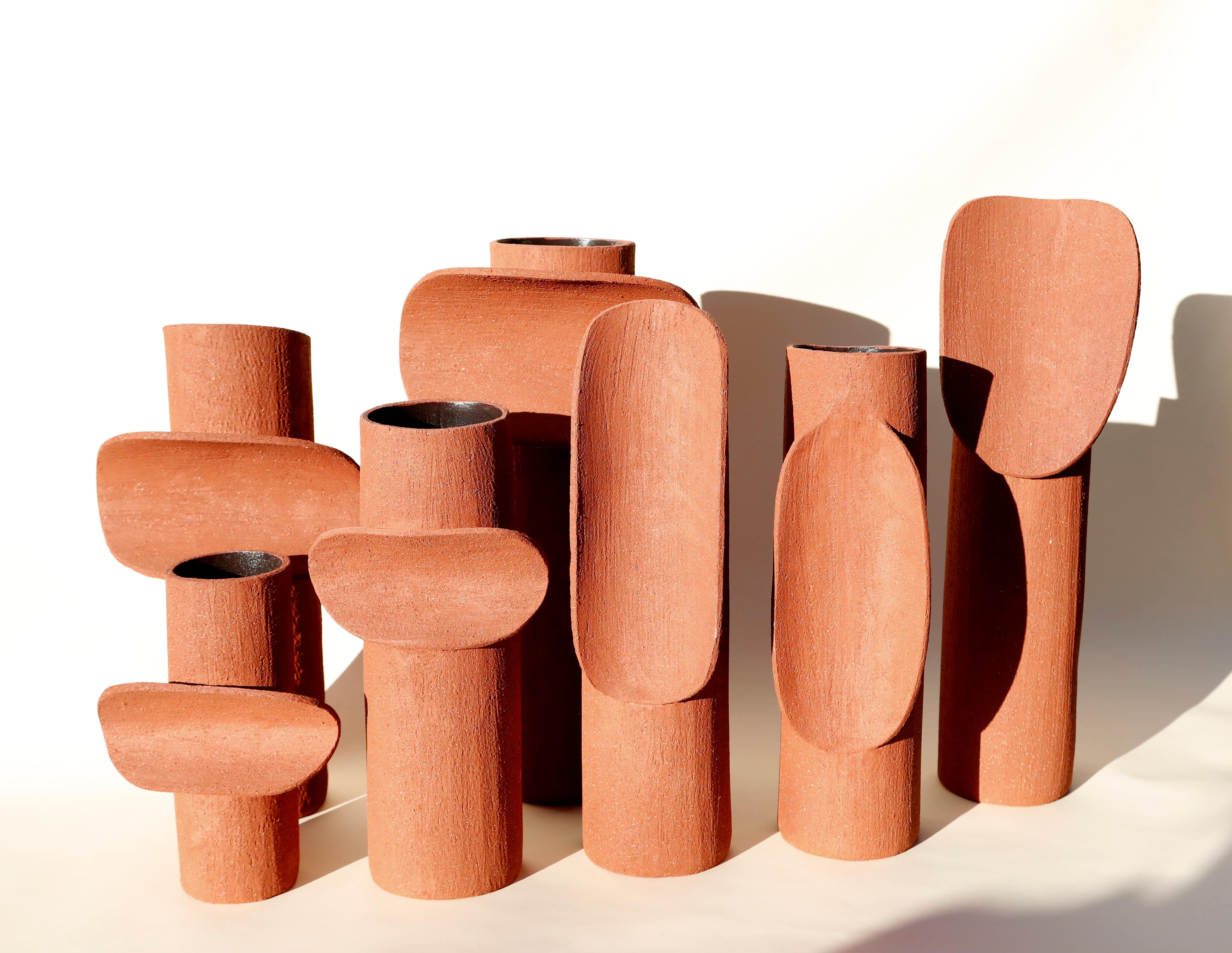 American Terra Cotta Large TOTEM by Olivia Cognet