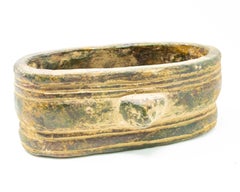 Terracotta Lion Head Gardenieres