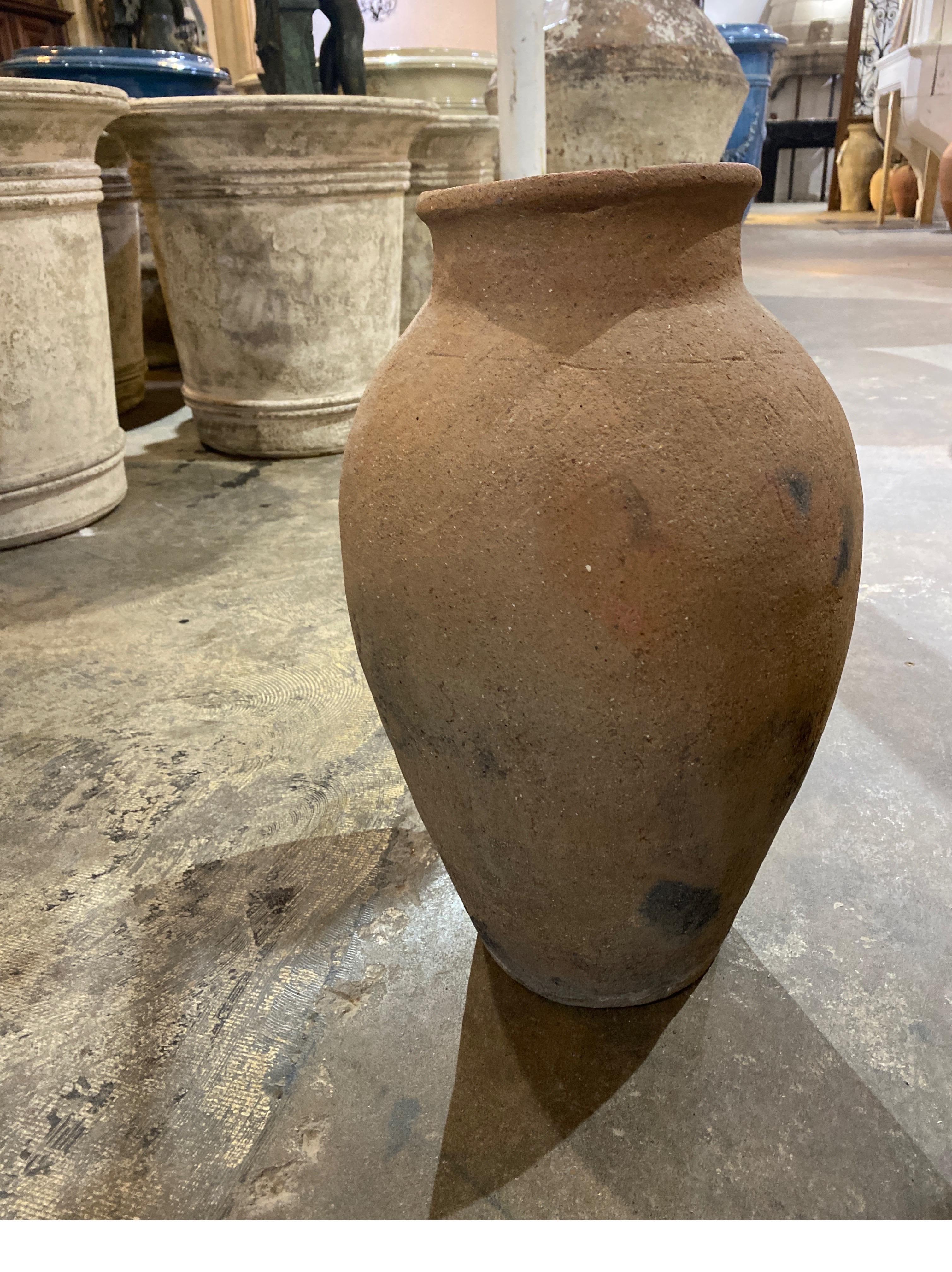 Hand-Carved Terracotta Planter