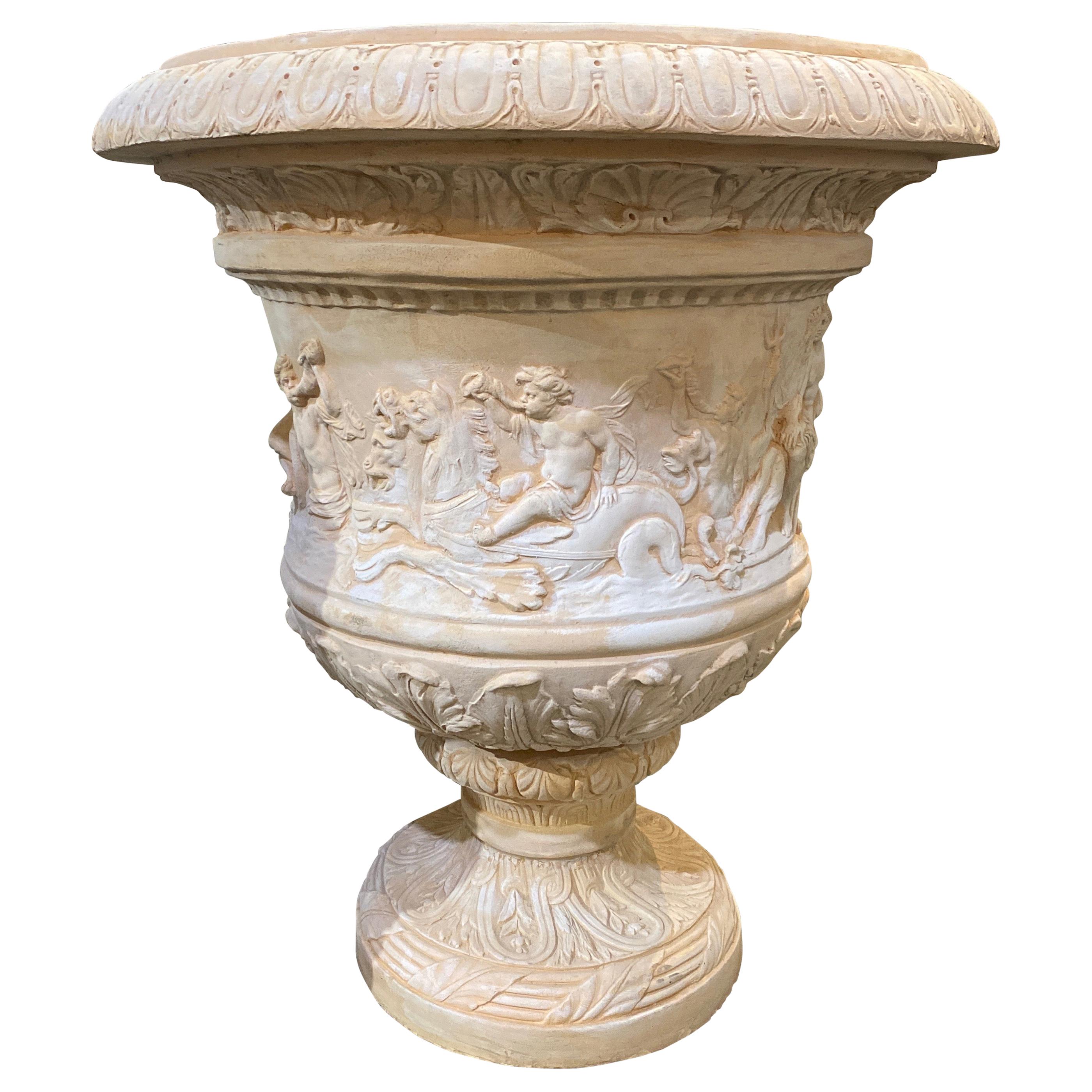 Jardinera de terracota