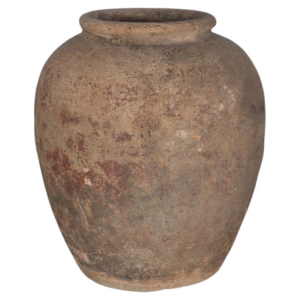 Terra Cotta Pot with Distressed Finish