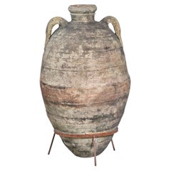 Used Terra Cotta Wine Vessel