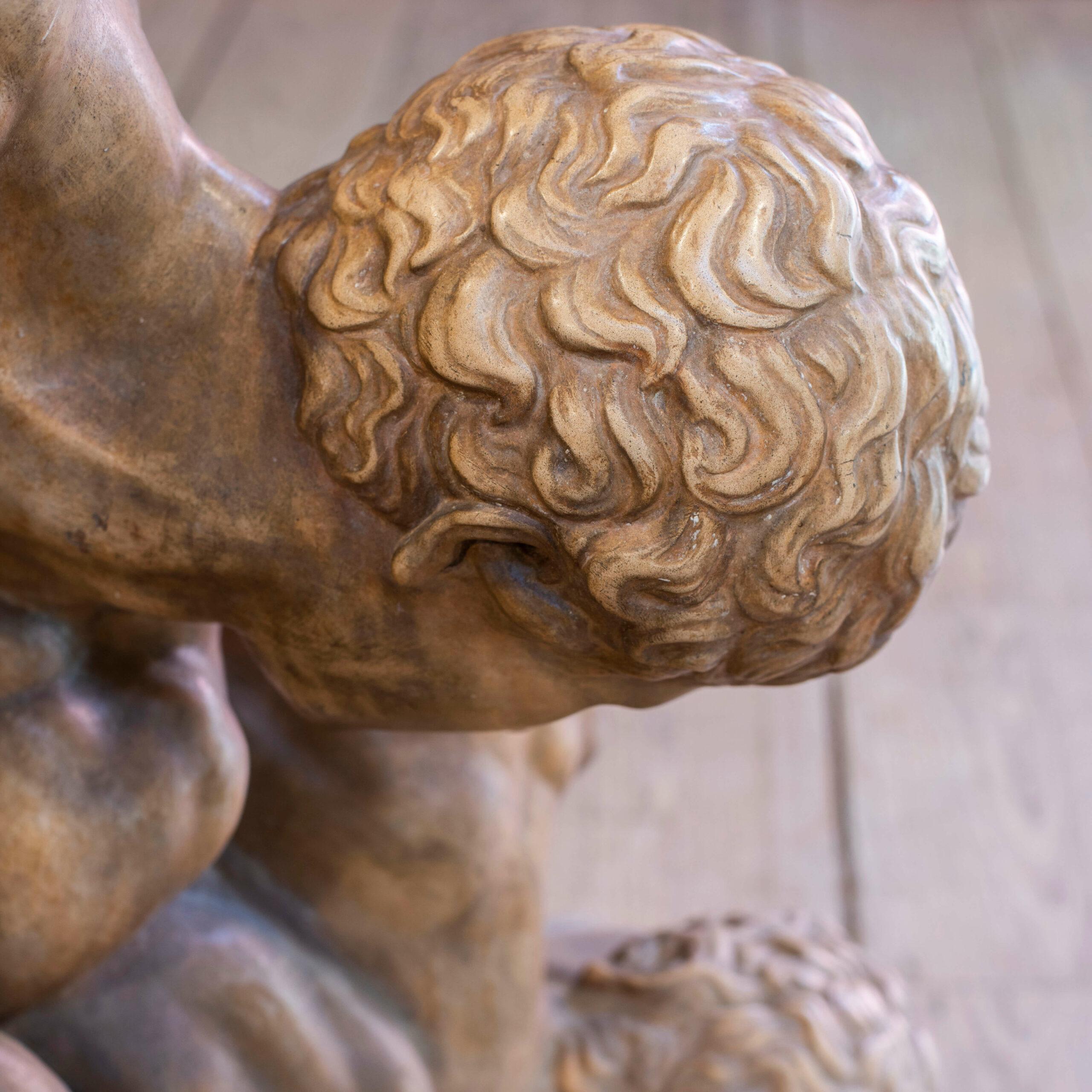 XIXe siècle Lutteurs