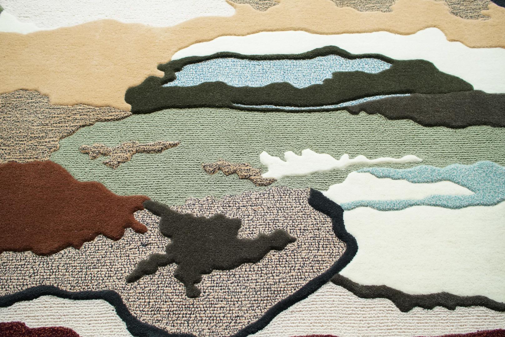 Alfombra Terra Flow con colores terrosos by RAG HOME Moderno en venta
