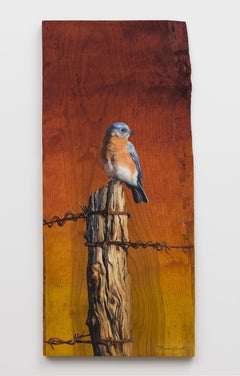 "Evening Perch" - Oil Animal Painting on Birch (2025)