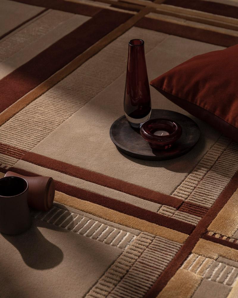 Post-Modern Terra Rug by Volver Studios For Sale